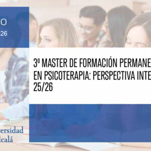 Preinscripción 3º: Máster Formación Permanente en Psicoterapia, PI FD12